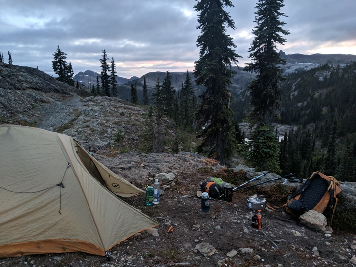 First night camp site